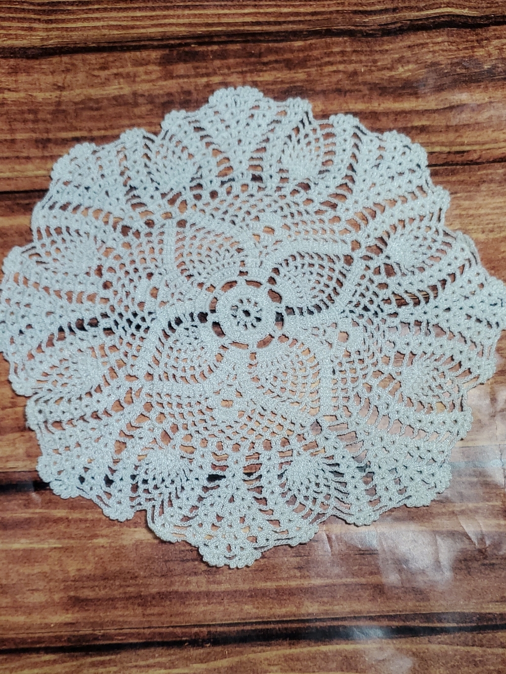 Handmade Cream Crochet Doily - Home Accents